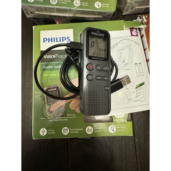 Philips VoiceTracer Audio Recorders Lot of 9 Tested - Picture 3 of 9
